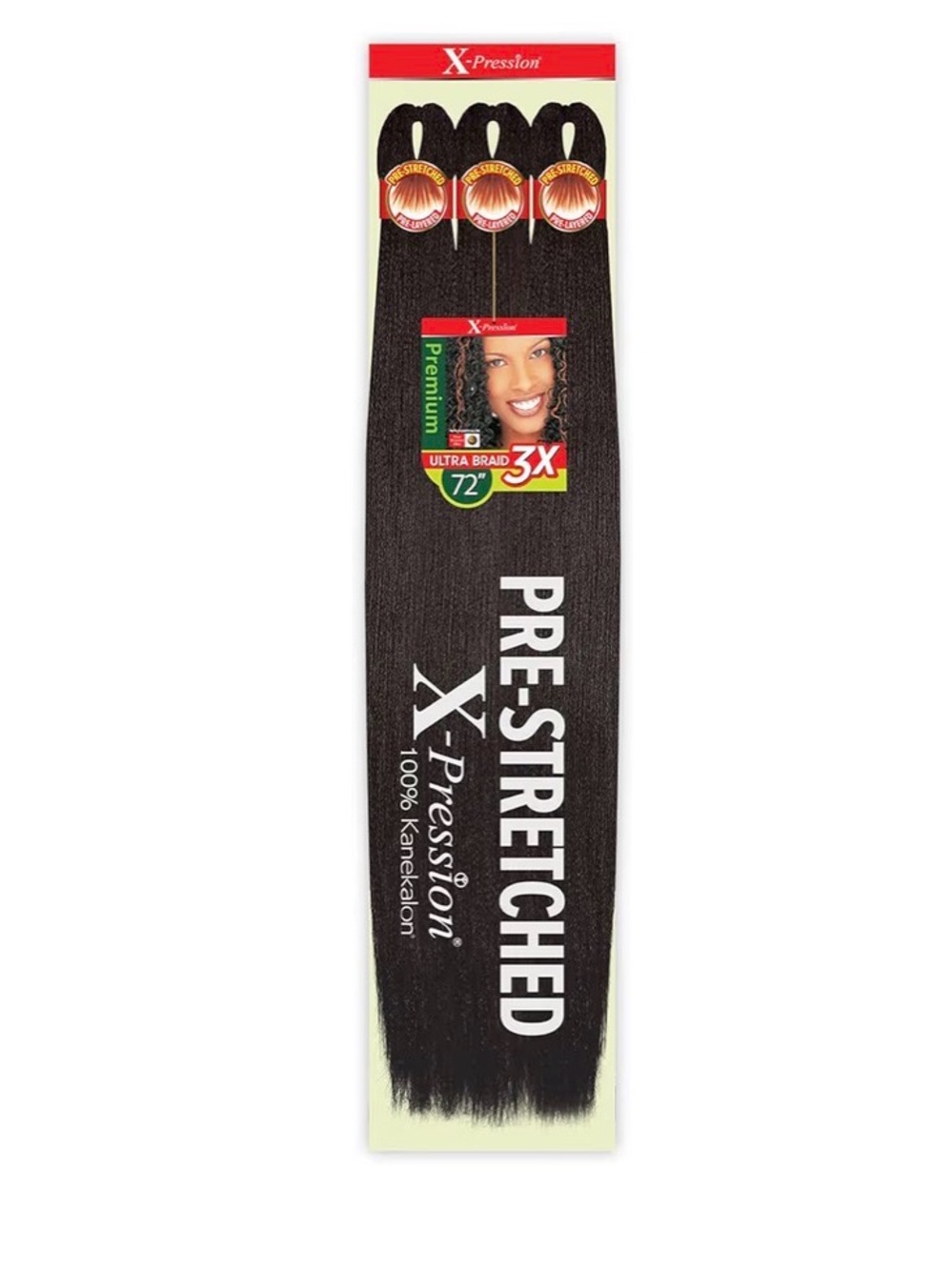 THREE PACKS - BRAND NEW 🤩Pre-Stretched 72" Ultra Braid - Natural Black